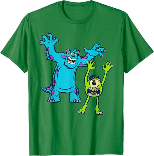 Miniatura 37 de Disney Pixar Monsters University Sulley and Mike T-Shirt Black,Navy Blue,Asphalt Grey,White,Baby Blue,Red,Kelly Green,Olive Green,Lemon