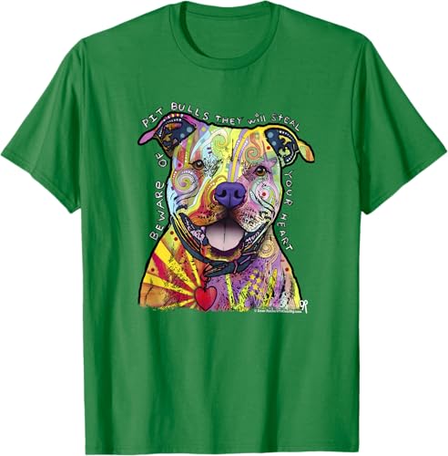 Miniatura 35 de Beware Of Pit Bulls, Dean Russo Pitbull Original - Dog Lover T-Shirt Black,Navy Blue,Asphalt Grey,Slate Grey,White,Cranberry Red,Kelly Green,Olive