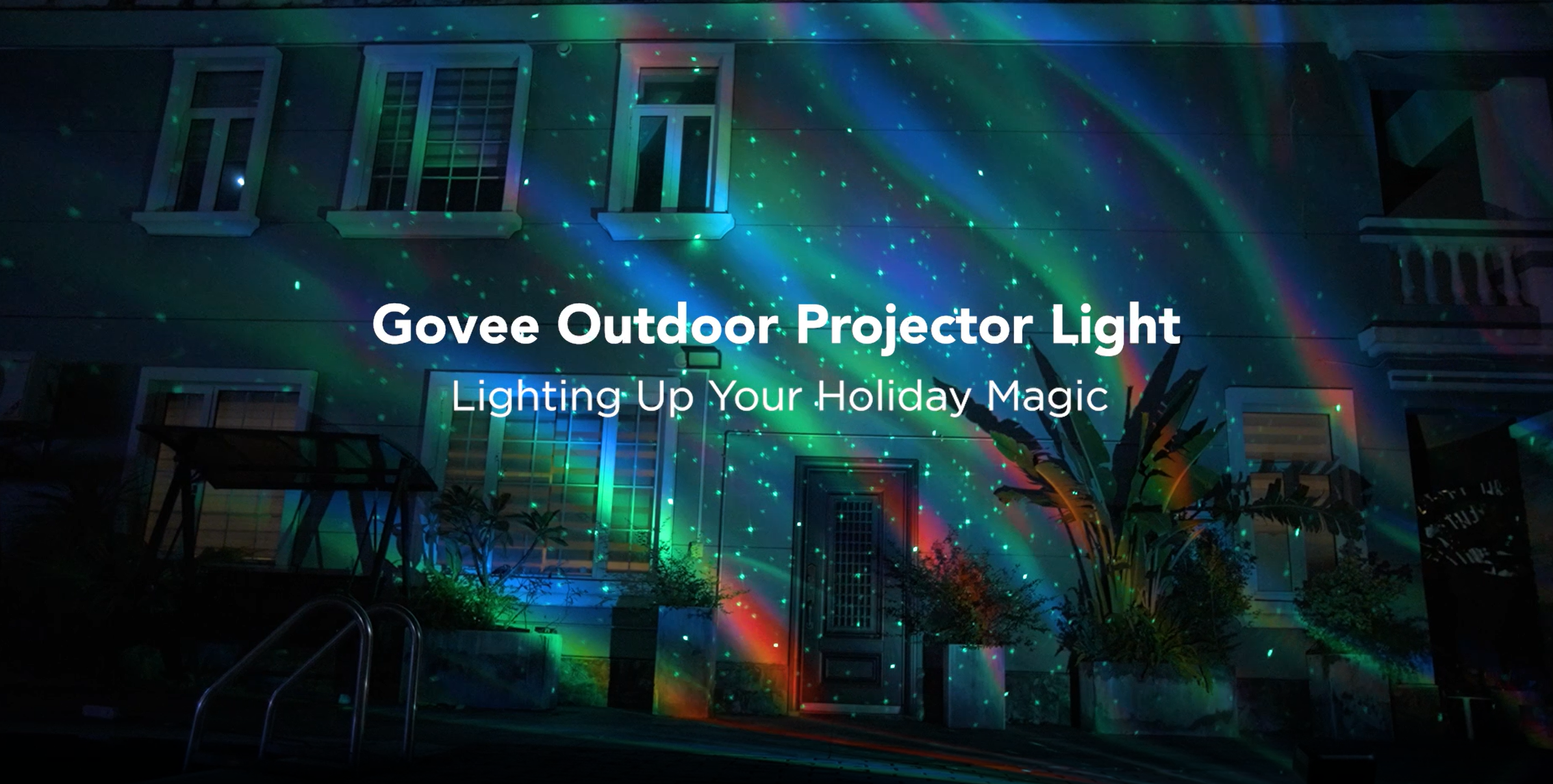Halloween Lights Govee Outdoor Projector Light, Laser And Aurora Star Projector  Light For Indoor And Outdoor Decor, 16 RGB Patterns, RGBW Aurora, 51 Scene  Modes, Works Night Light Projector, image size:2391x1207