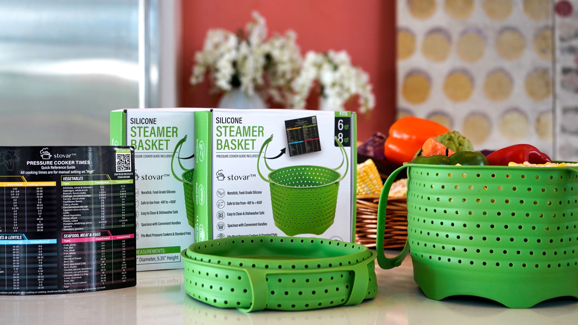 Amazon.com: Silicone Steamer Basket For 3QT Instant Pot, Ninja