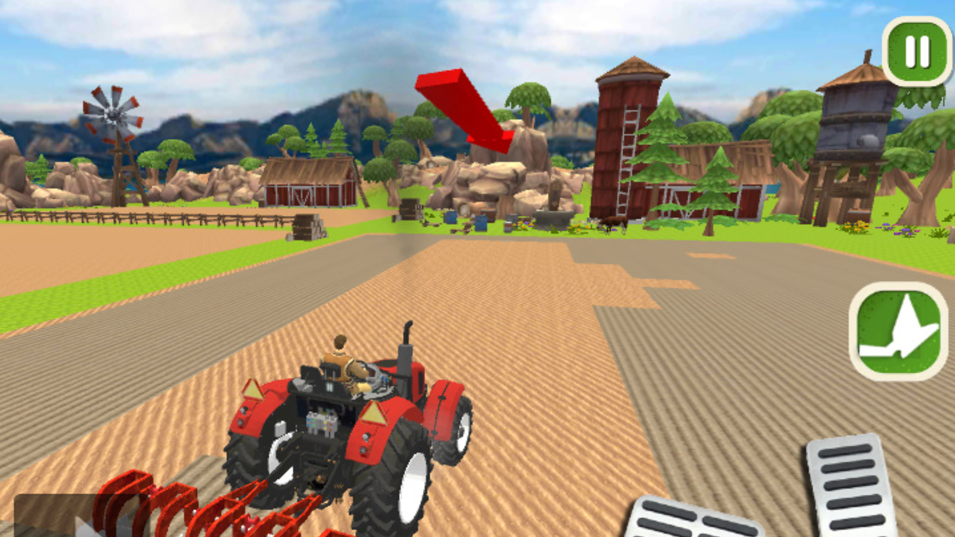 Tractor Simulator Apps Real Farm Tractor Driving- Village Farming Tractor Simulator - App on ...