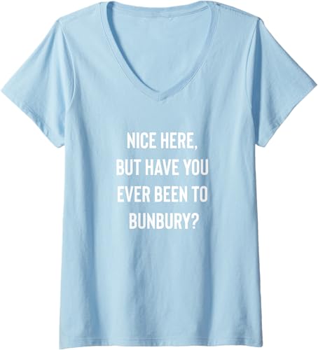 Miniatura 4 de Nice Here But Have You Ever Been To Bunbury V-Neck T-Shirt