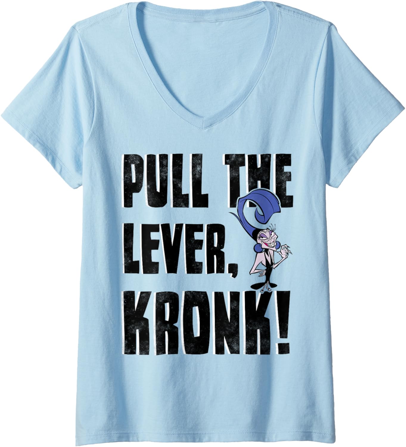 Disney Emperor's New Groove Yzma Pull The Lever V-Neck T-Shirt