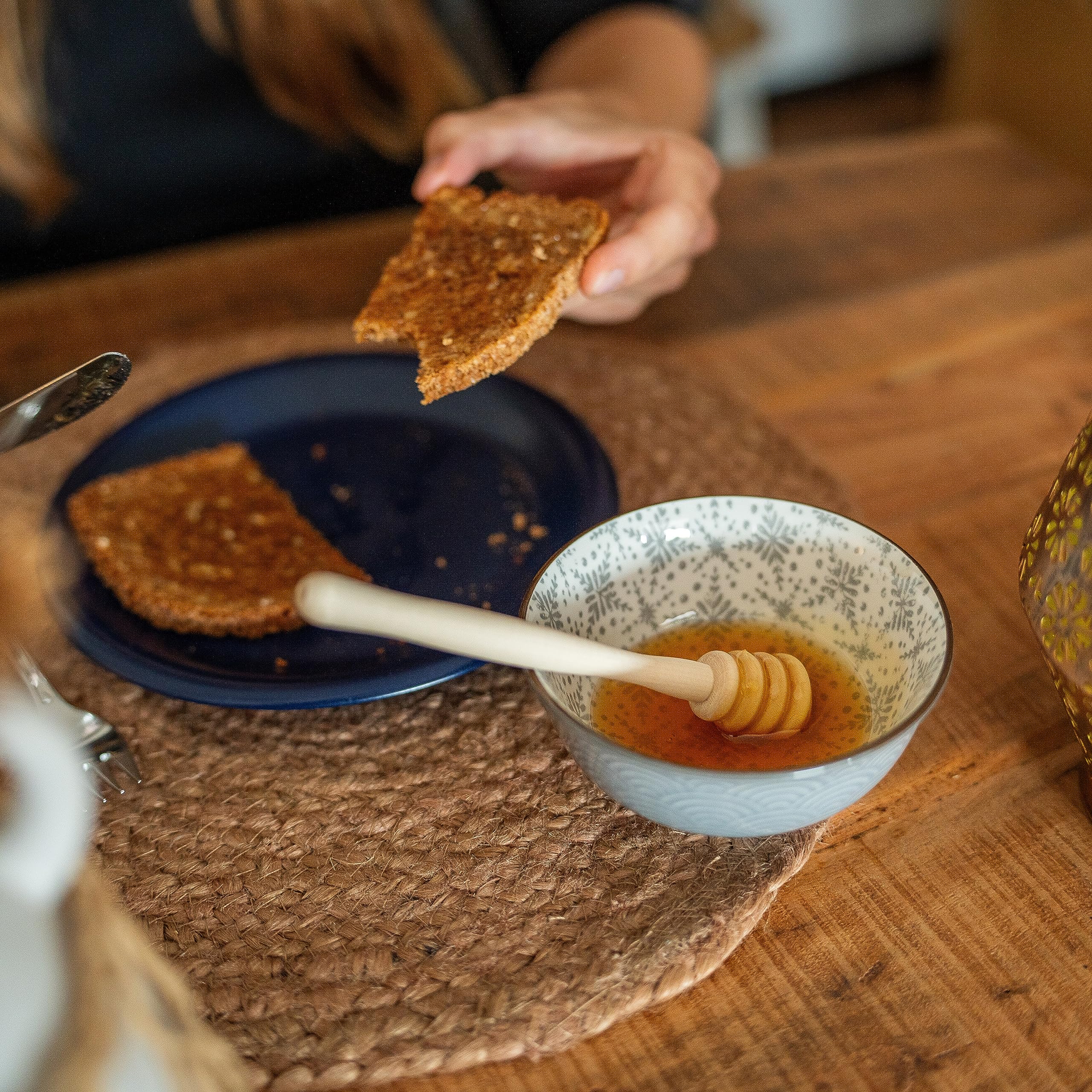 Chinchilla Honey Lifter - 15cm Wooden Honey Spoon For Clean Dosing Made In Germany