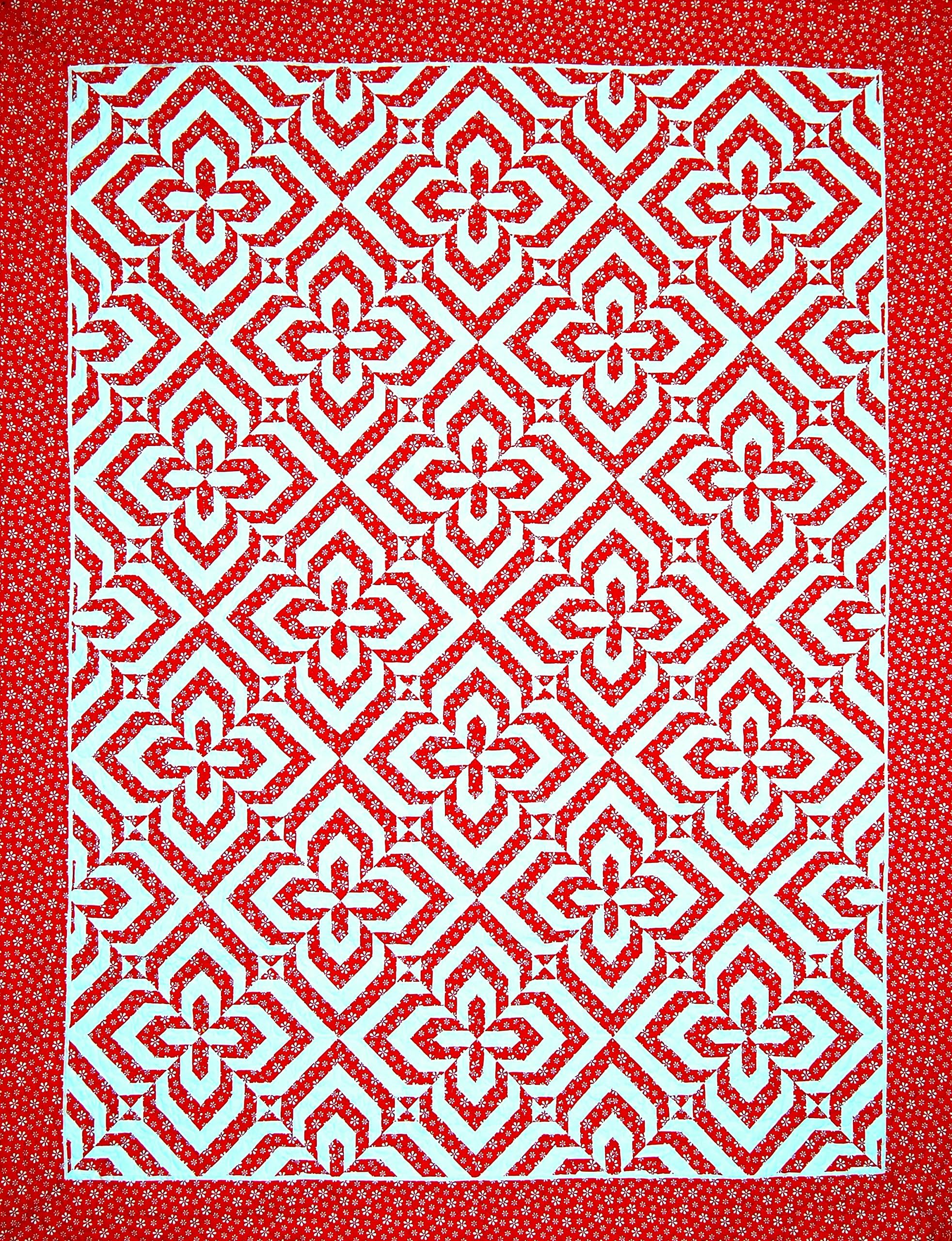 Happy Stash Quilts Fractured Flowers Quilt Pattern
