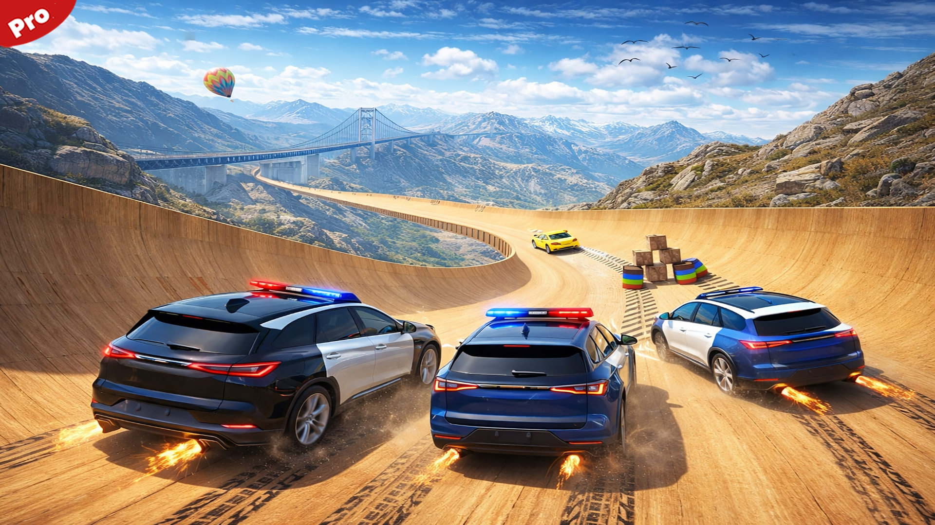 Police Van Racing US Police Ramp Car Stunt Patrol: Mega Ramp Cop Car Racing Simulator ...