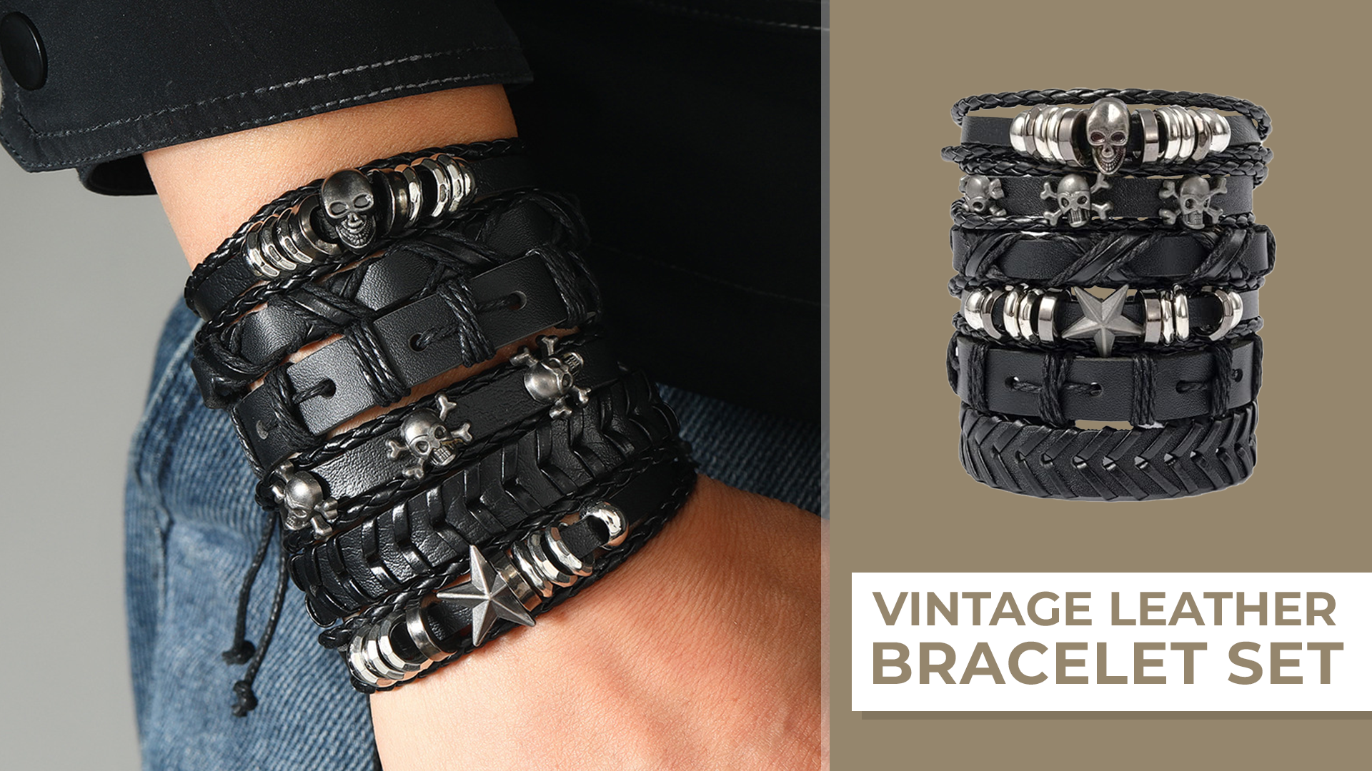 00s led rechwe black leather bracelet 初期 Emo Gothic Punk Black Leather Wide Band Bracelet with 2 Rows