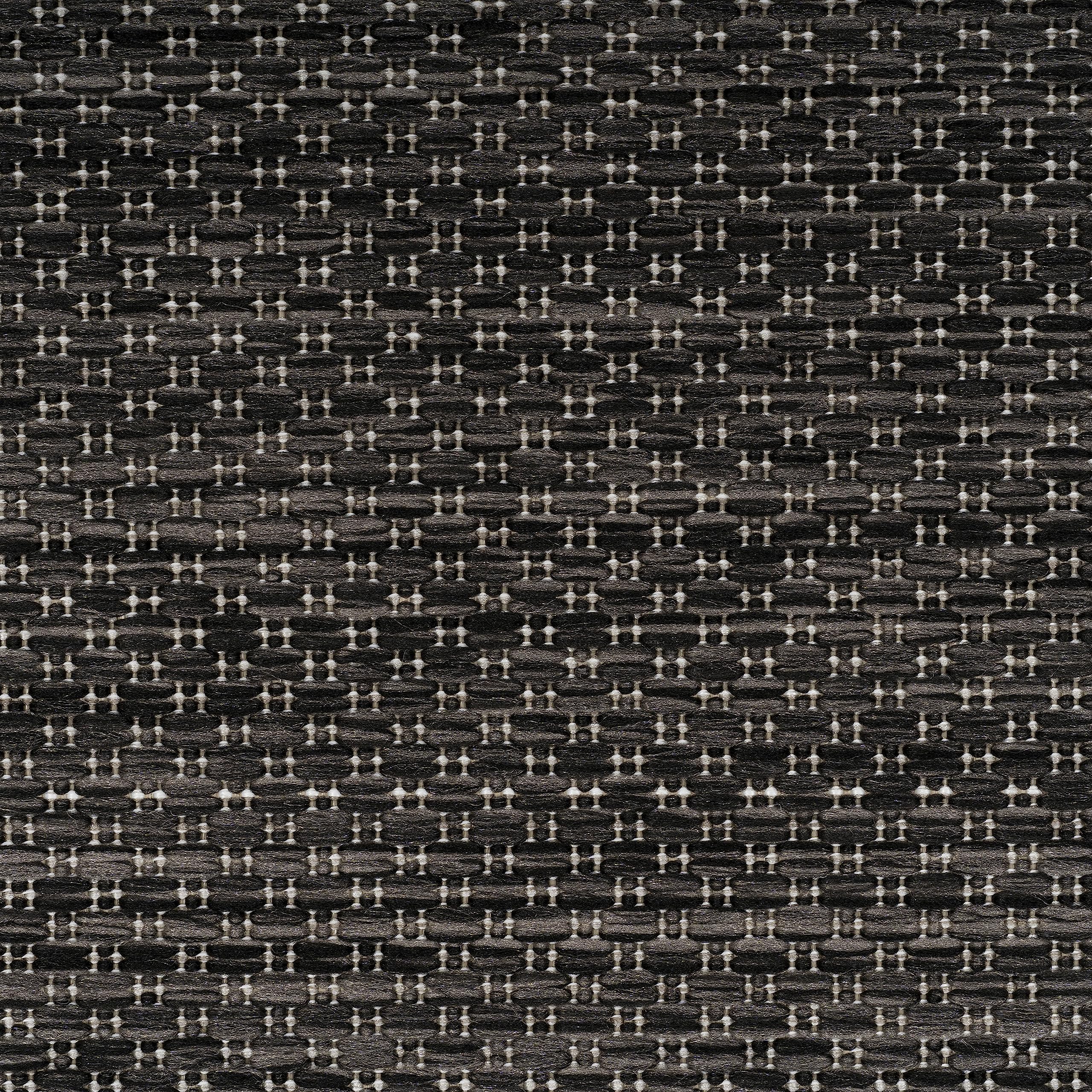 HomebyHome Tapis d'extérieur uni résistant aux intempéries, idéal pour Les terrasses, Les balcons, Les Jardins et Les Cuisines, Couleur: Noir, Taille: 200 x 290 cm
