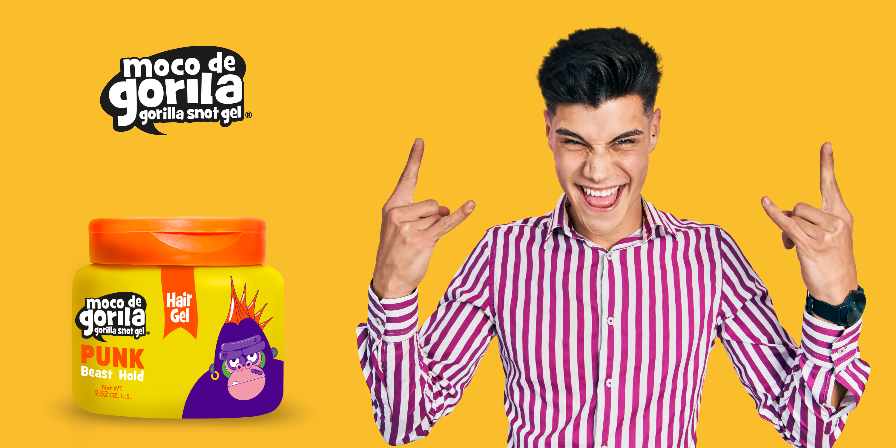 ★MOCO★ Amazon.com : Moco de Gorila Punk, Hair Styling Gel, Reactivate