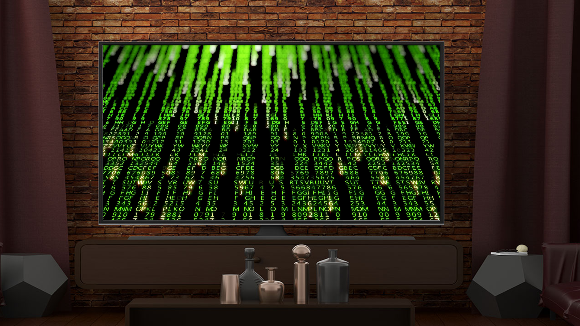 Matrix Digital Rain-Cyber Code Motion Background & Tech Screensaver ...