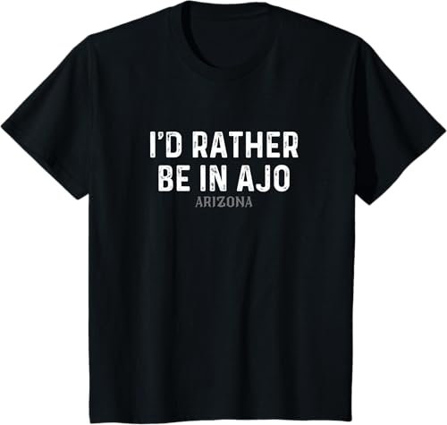 Miniatura 5 de Camiseta I'd Rather Be In Ajo Arizona, Negro -