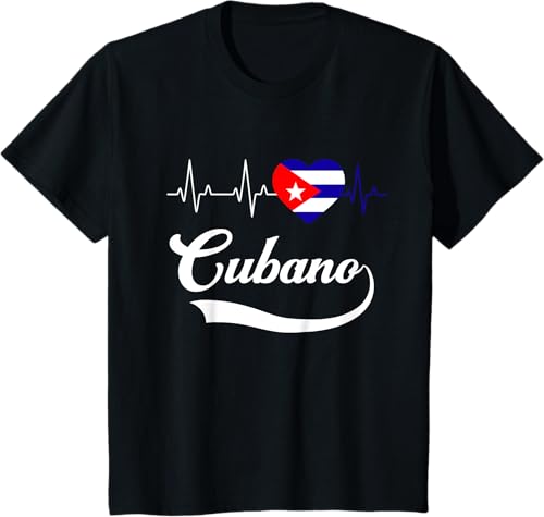 Miniatura 16 de Cubanito Baseball Flag Heart Souvenir Cubano Cuba Men Boy T-Shirt Black,Navy Blue,Dark Green,Dark Heather Grey,Heather Blue,Sapphire Blue,Royal