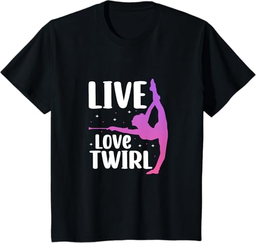 Miniatura 11 de Twirl Baton Twirling Twirler Majorettes T-Shirt Black,Navy Blue,Asphalt Grey,Baby Blue,Cranberry Red,Red,Kelly Green,Brown,Olive Green,Dark Heather