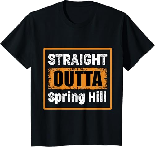 Miniatura 10 de Straight Outta Spring Hill Tennessee USA Vintage Humor T-Shirt Black,Navy Blue,Asphalt Grey,Slate Grey,Cranberry Red,Red,Kelly Green,Brown,Olive