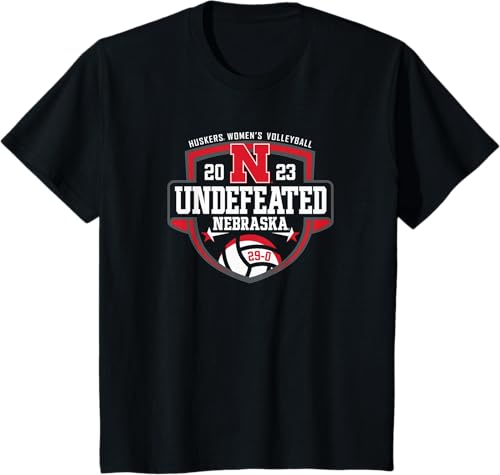 Miniatura 4 de Nebraska Cornhuskers Camiseta de voleibol invicto 2023 para mujer, Negro -