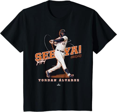 Miniatura 16 de See Ya! Yordan Alvarez Houston MLBPA T-Shirt Black,Navy Blue,Dark Heather Grey,Heather Grey,Orange