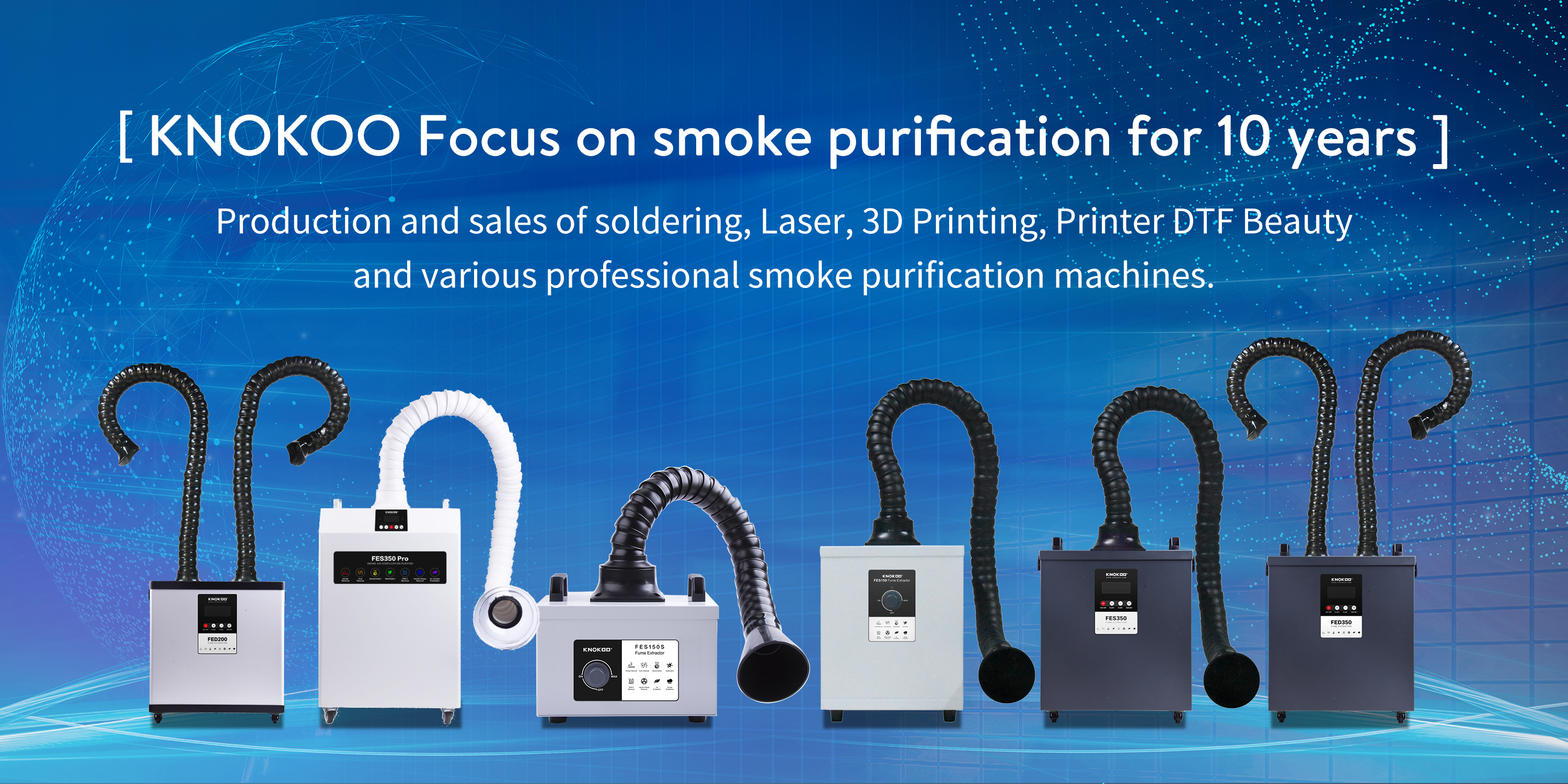 Laser Solder Fume Extractor 100W Strong Suction 3 Stage