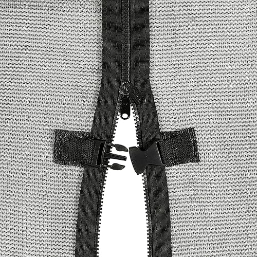 Miniatura 4 de Upper Bounce Reemplazo de red de trampolín, se adapta a la mayoría de redes de seguridad de trampolín con marcos redondos y sistema de cierre de