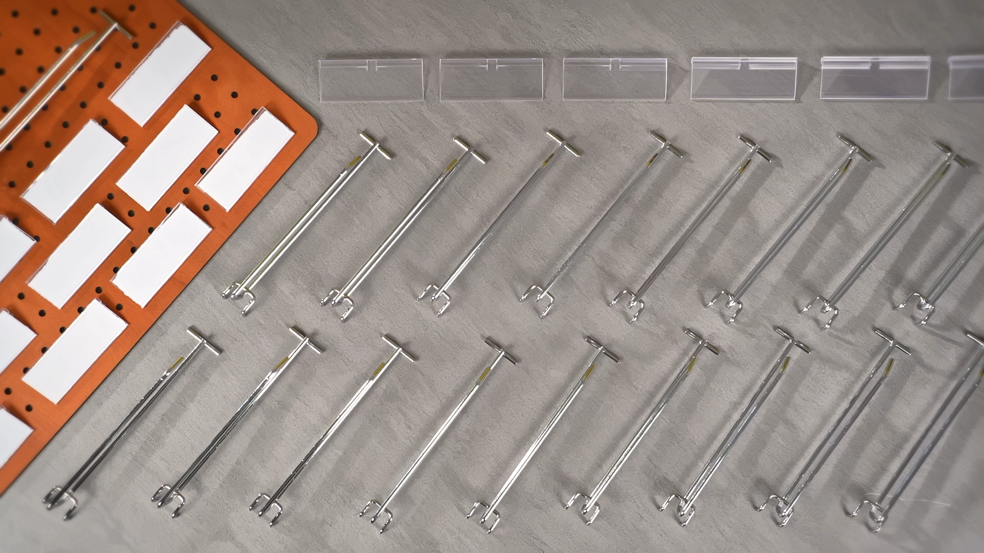 Amazon.com: Thyle 100 Pcs Metal Scan Hook with Label Holder