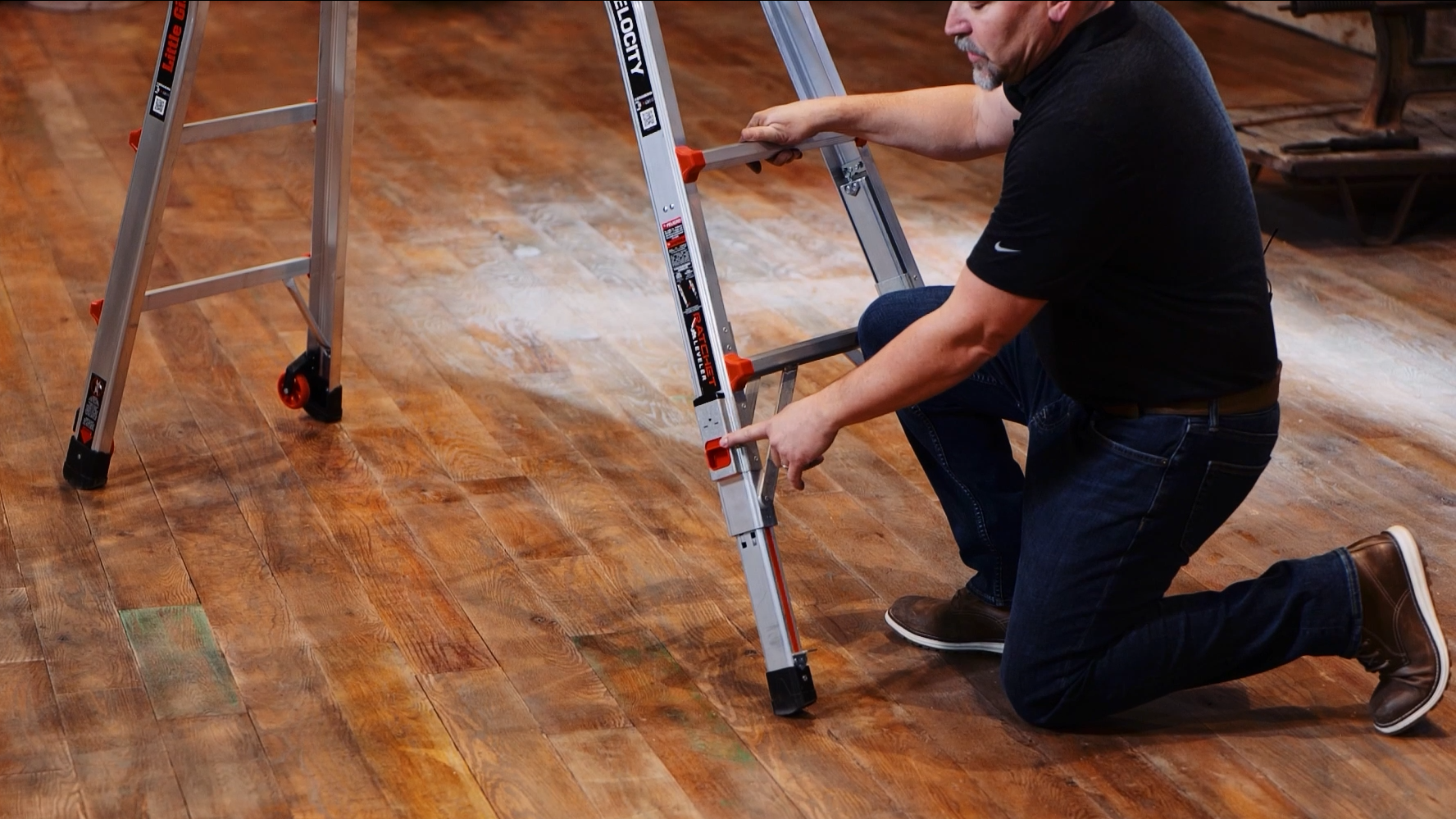 Little Giant Velocity M26 Multi-Position Aluminum Ladder, A-Frame