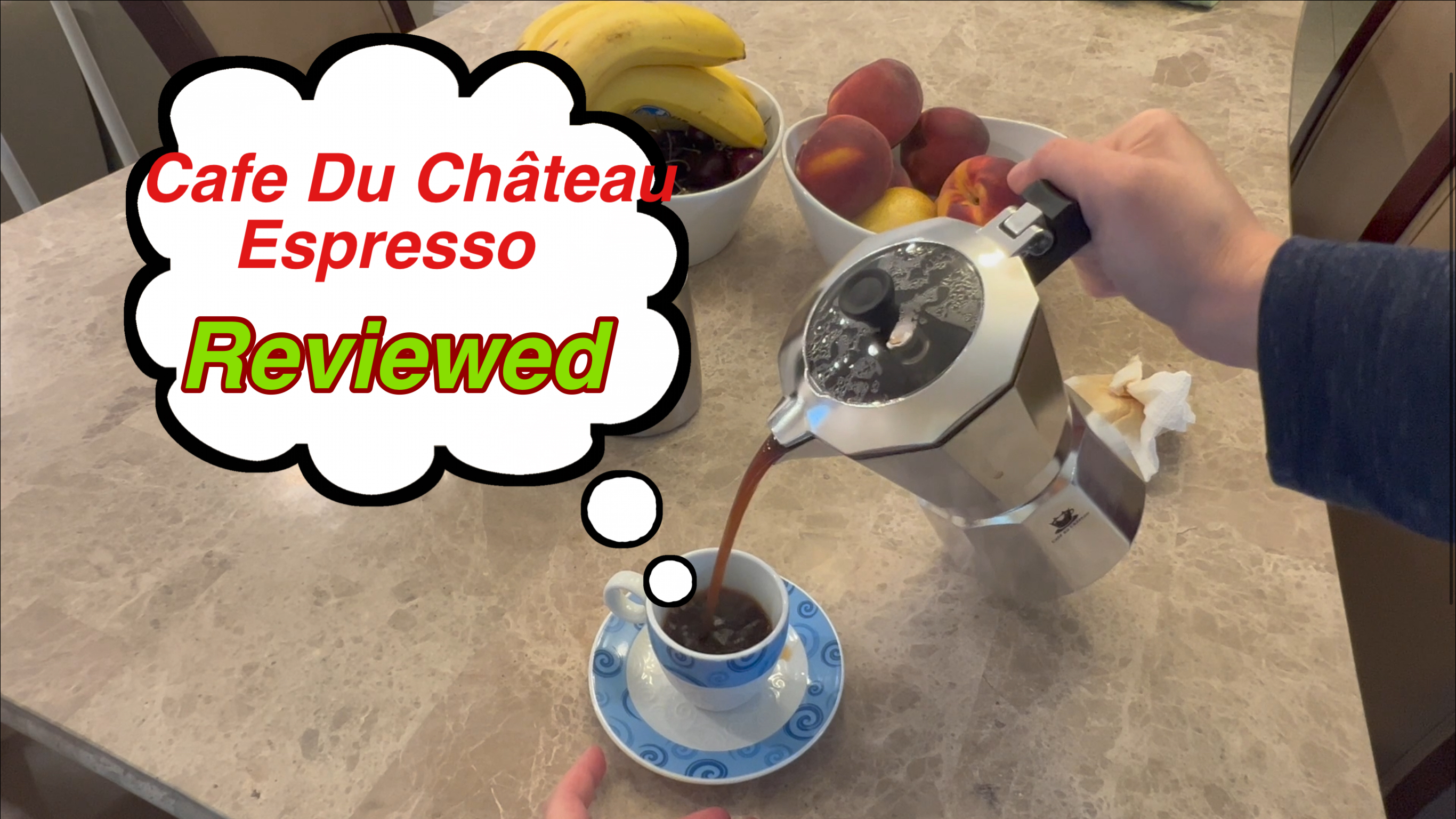Cafe du Chateau Espresso Maker review and directions