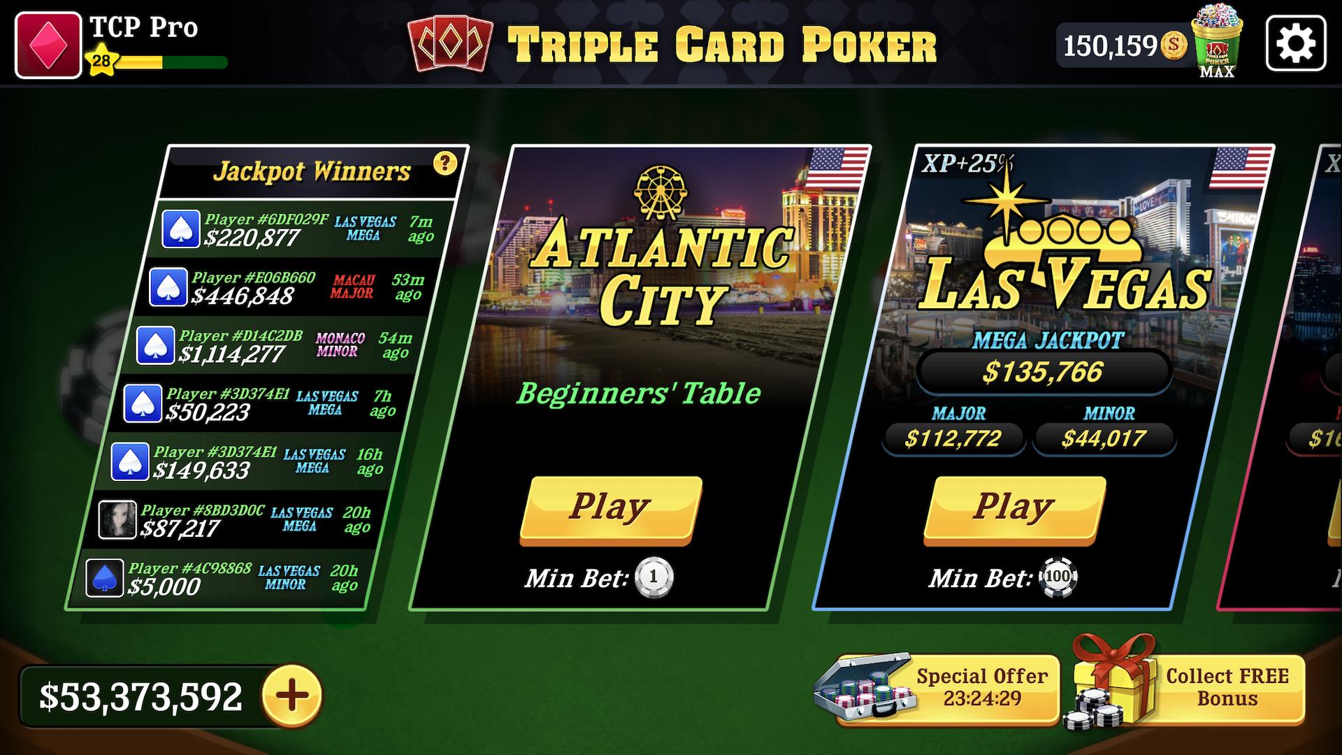 Triple Card Poker - App on Amazon Appstore