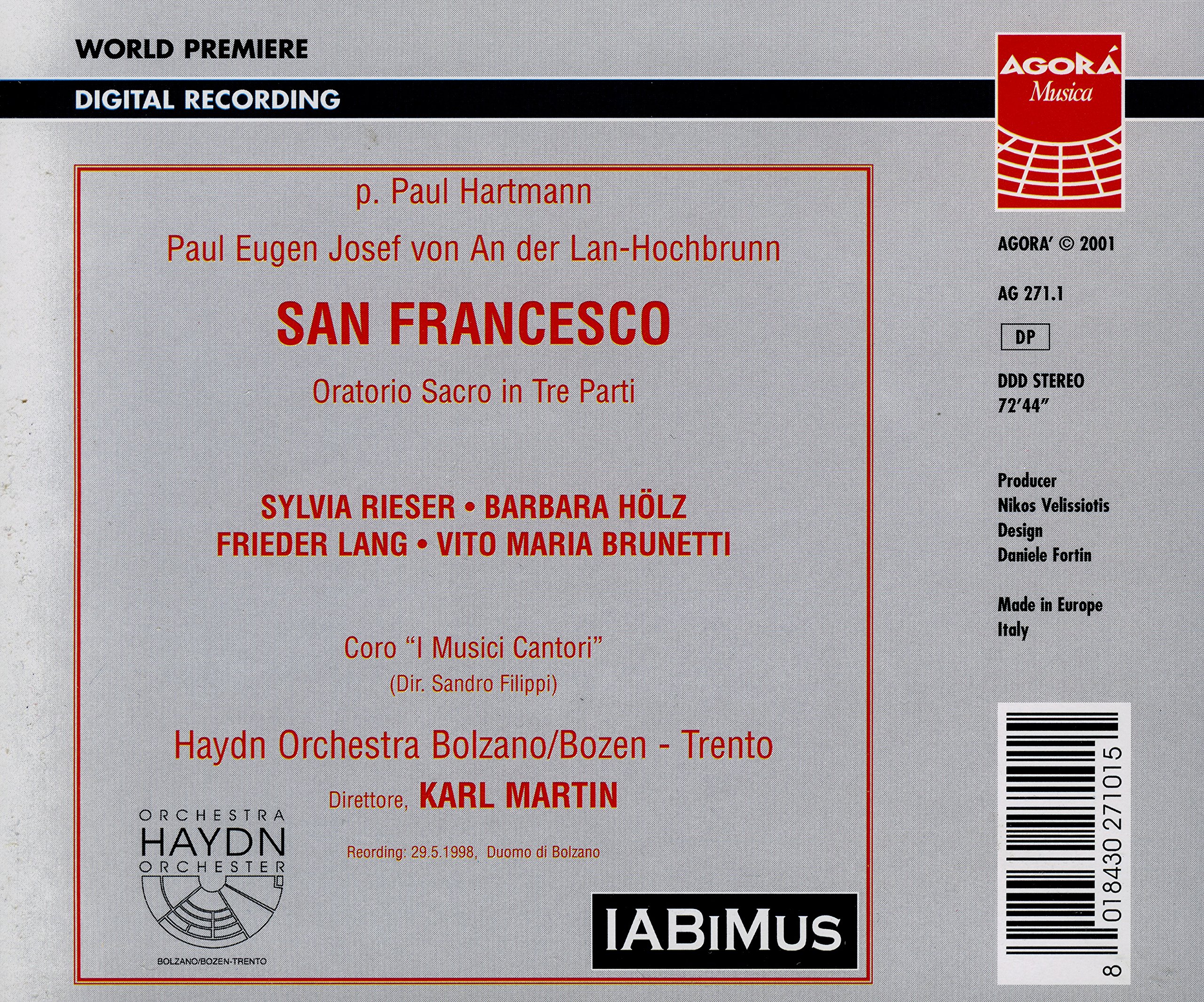 San Francesco Oratorio Sa [Import]