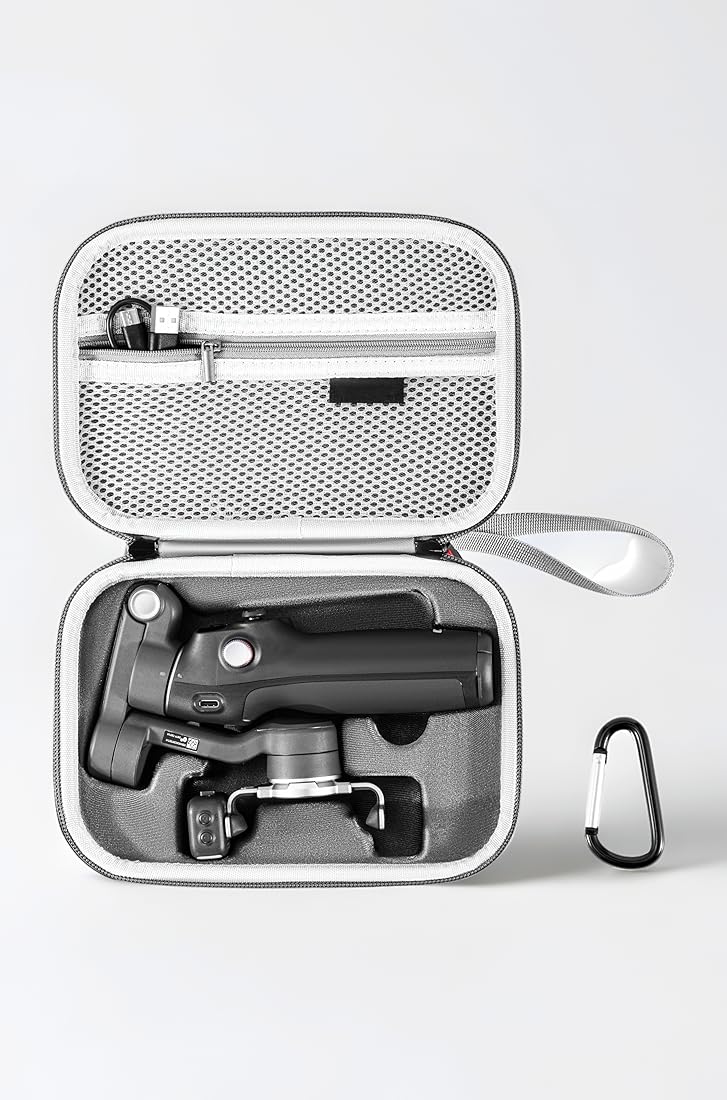 STARTRC PHOTO Osmo Mobile 8 Case, Leather PU Carrying Case for DJI