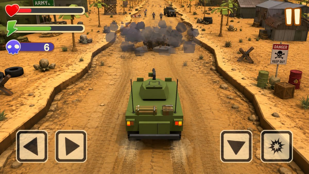 Zombie Tank Assault 3D — view 2