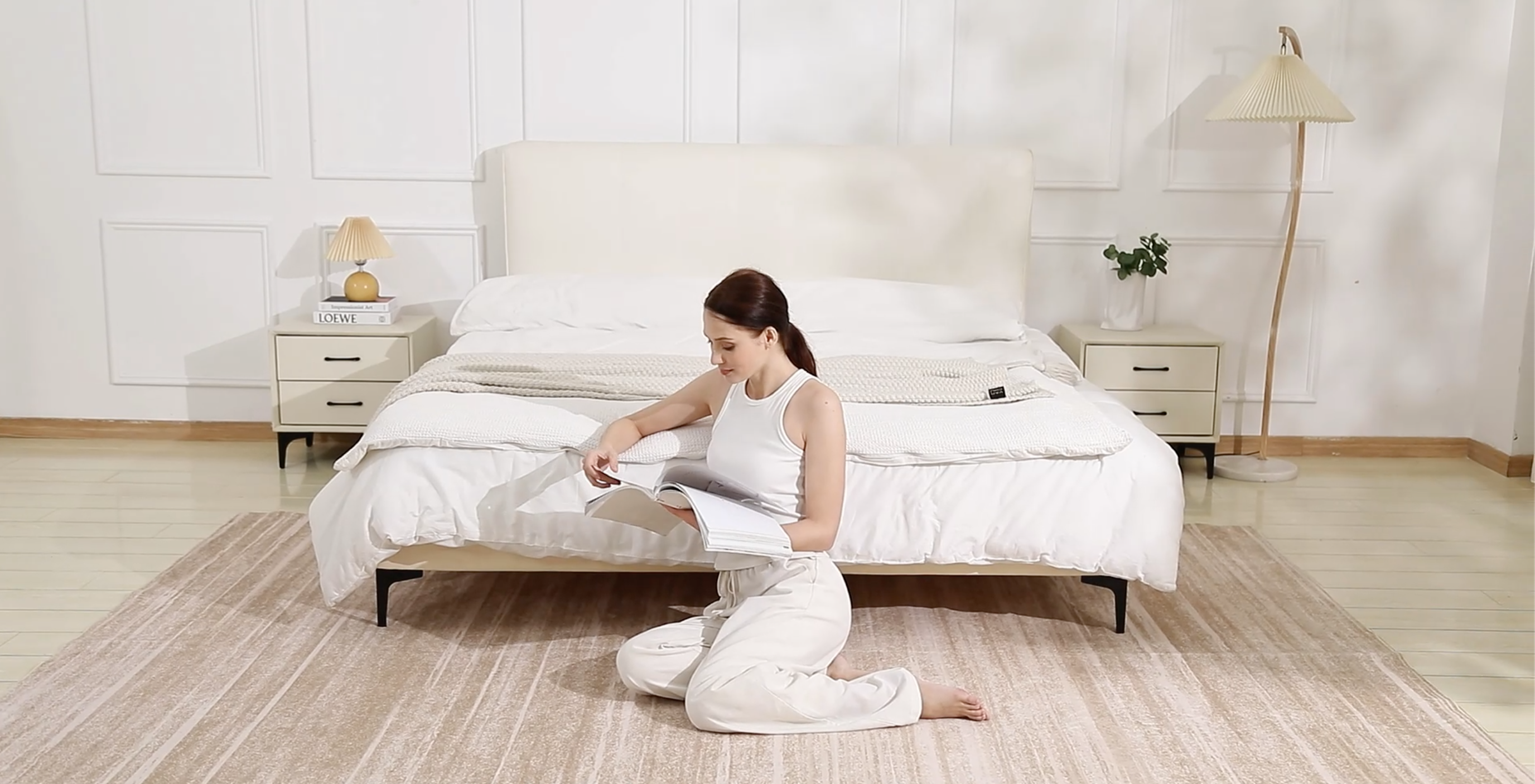 5x7 Rugs for Living Room Bedroom, Modern Abstract Washable Area