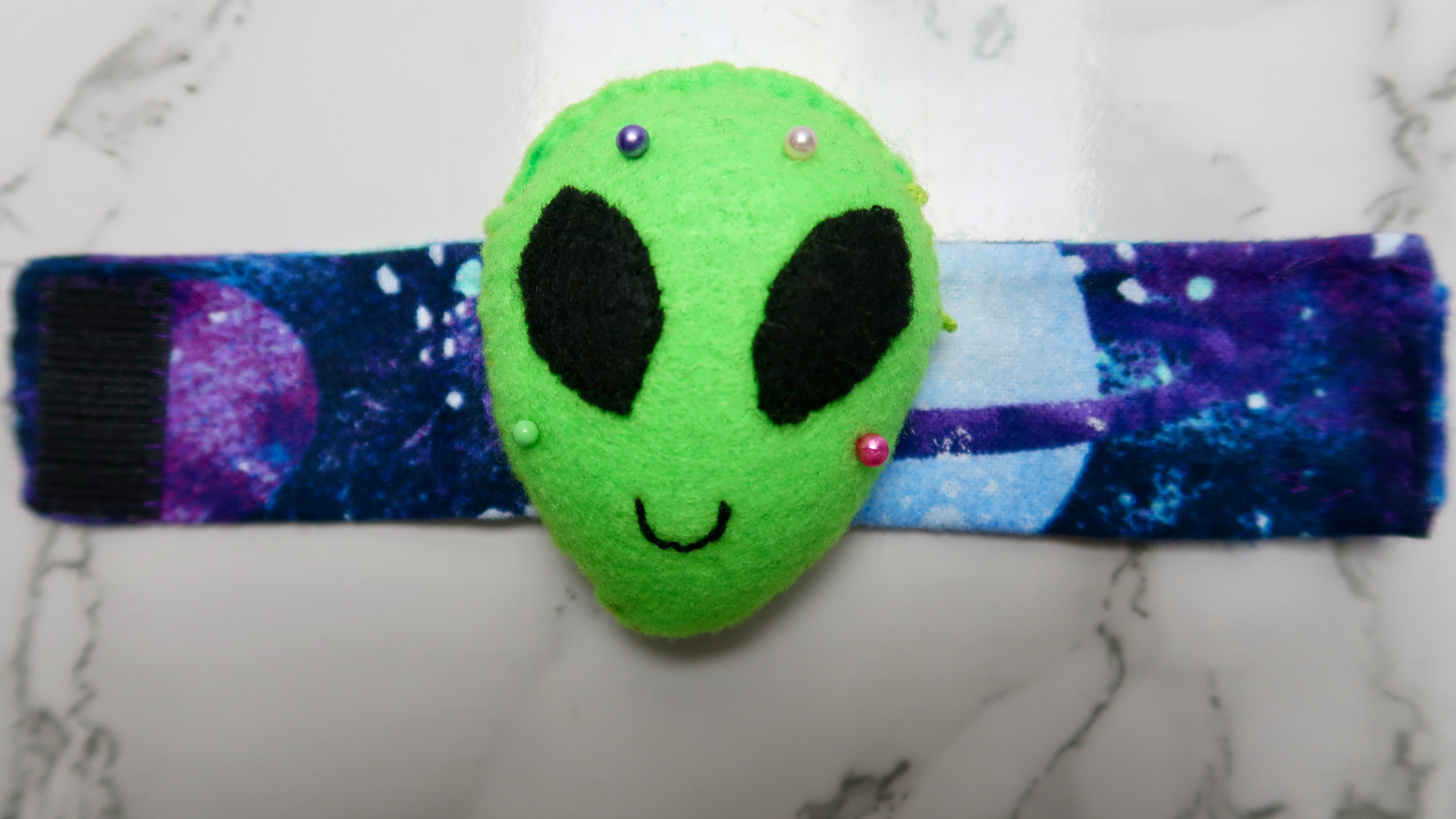 Watch DIY Alien Wrist Pin Cushion! #sewing on Amazon Live