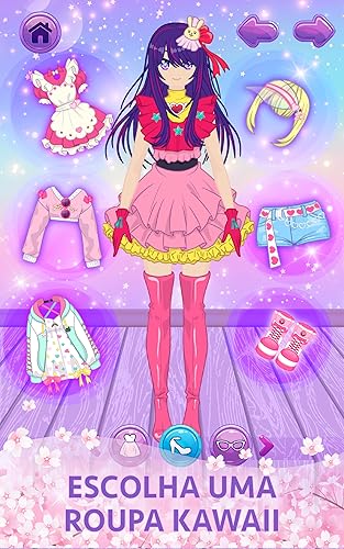 Criador de avatares de Anime - Jogos de vestir para meninas