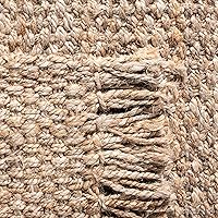 Vista 4 de SAFAVIEH Natural Fiber Collection - Alfombra de pasillo de 2 pies 6 pulgadas x 16 pies, natural, yute de borla hecho a mano, ideal para zonas