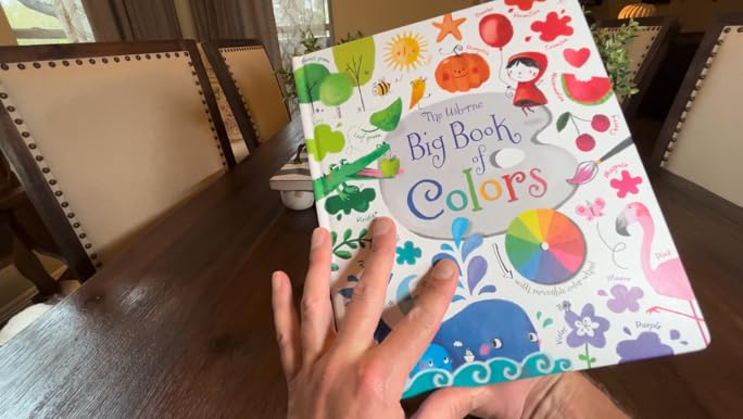 The Colour of a by Bill Brooks 洋書 Big Book Of Colours: Brooks, Felicity: 9781409582472: Amazon