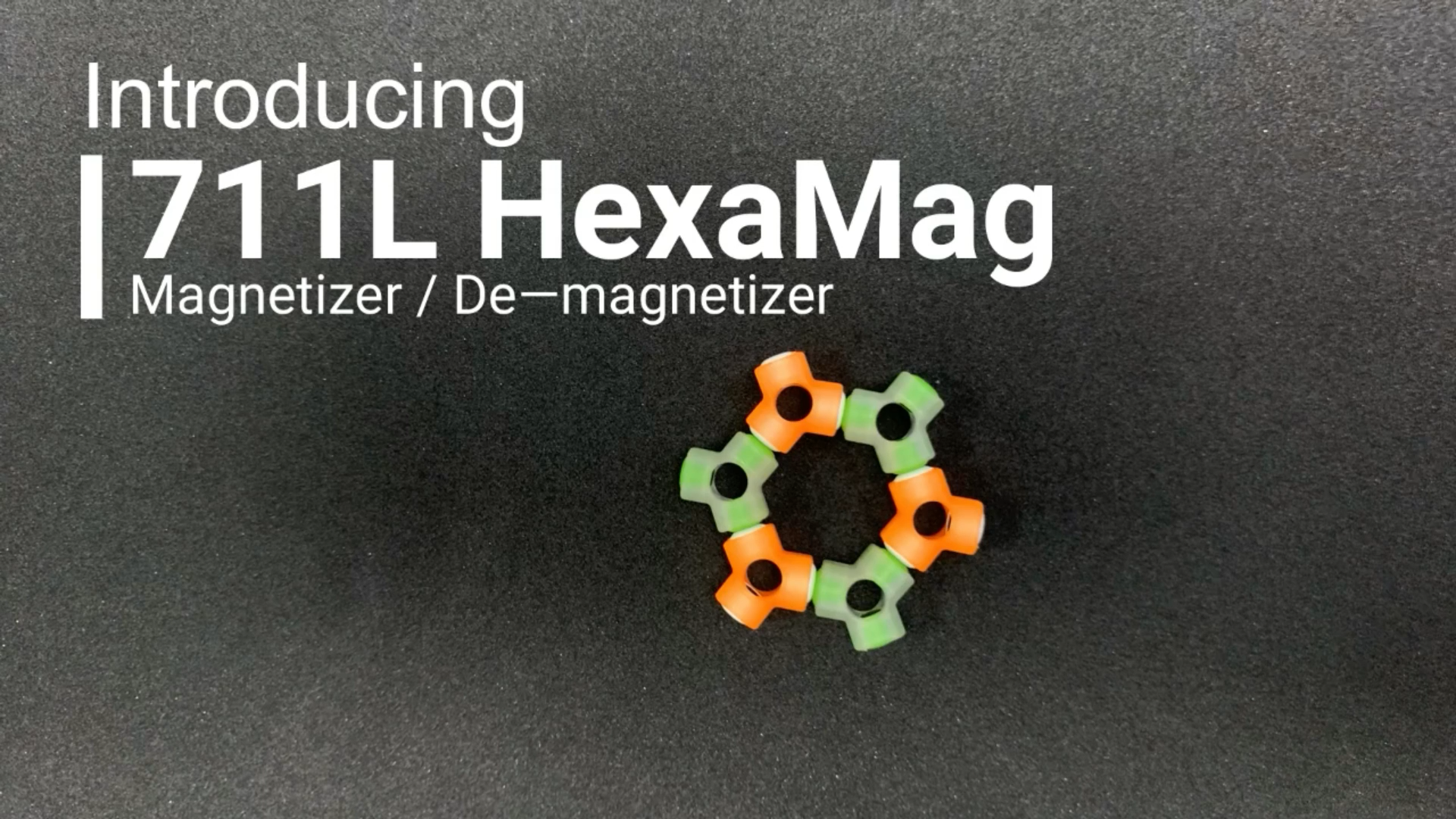 711L HexaMag Demagnetizer/Magnetizer Tool | Screwdriver Bit Holder