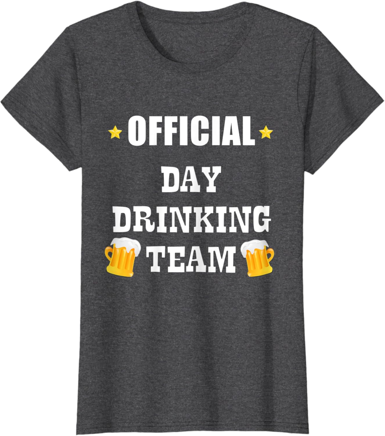 Official Day Drinking Team T-Shirt Beer Liquor Alcohol Tee