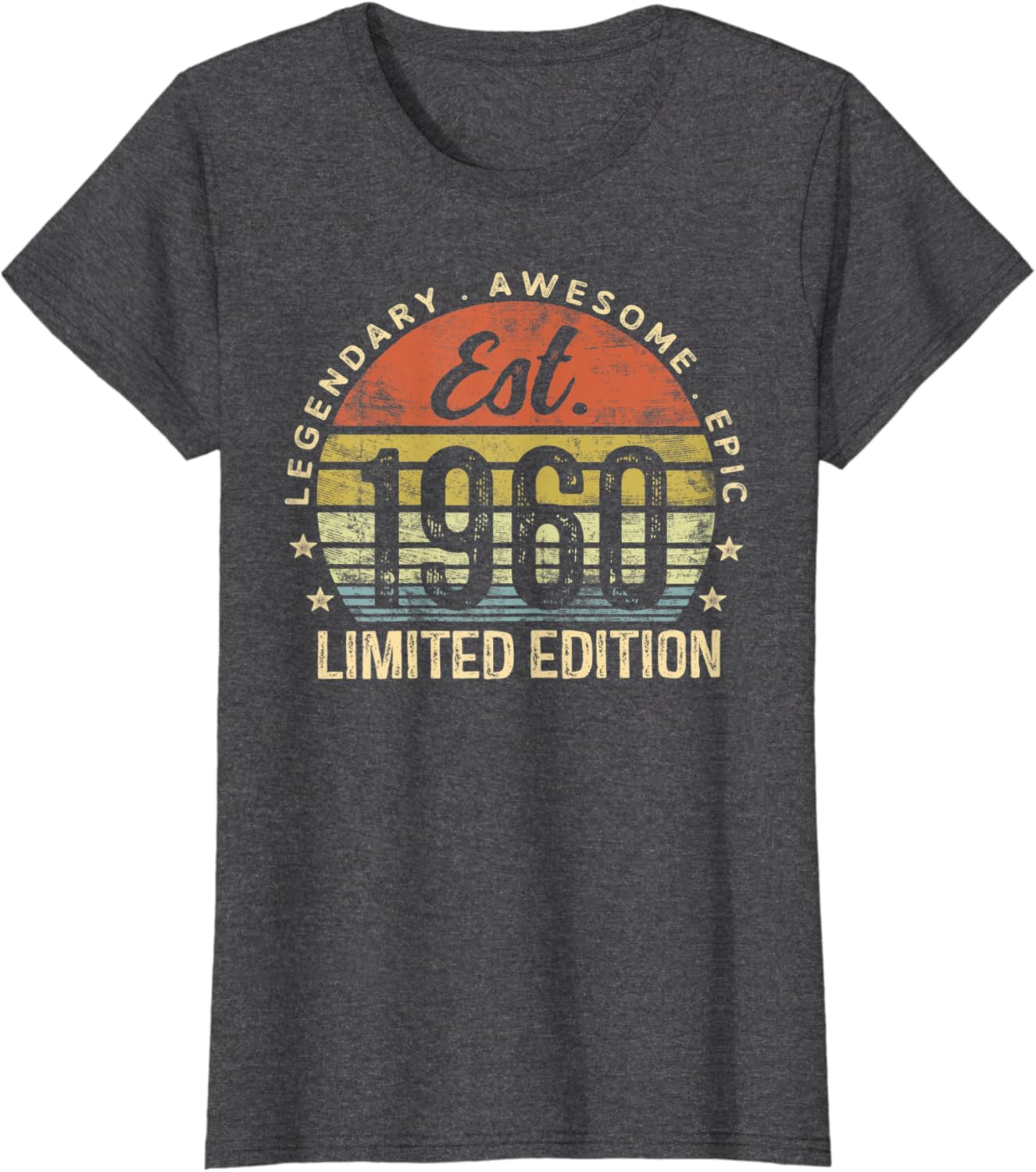 Est 1960 Limited Edition 63rd Birthday Vintage 63 Year Old T-Shirt