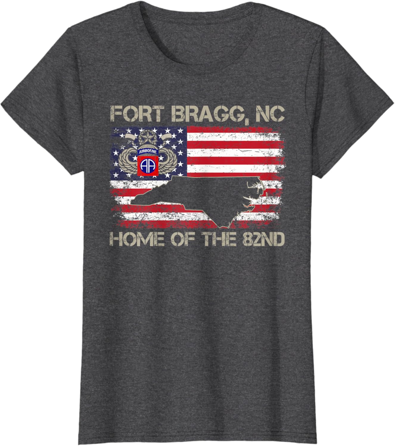 Fort Bragg NC Home Of The 82nd Airborne Tshirt, Veterans Day T-Shirt
