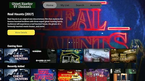 Ghost Hunter TV Channel – vue 3
