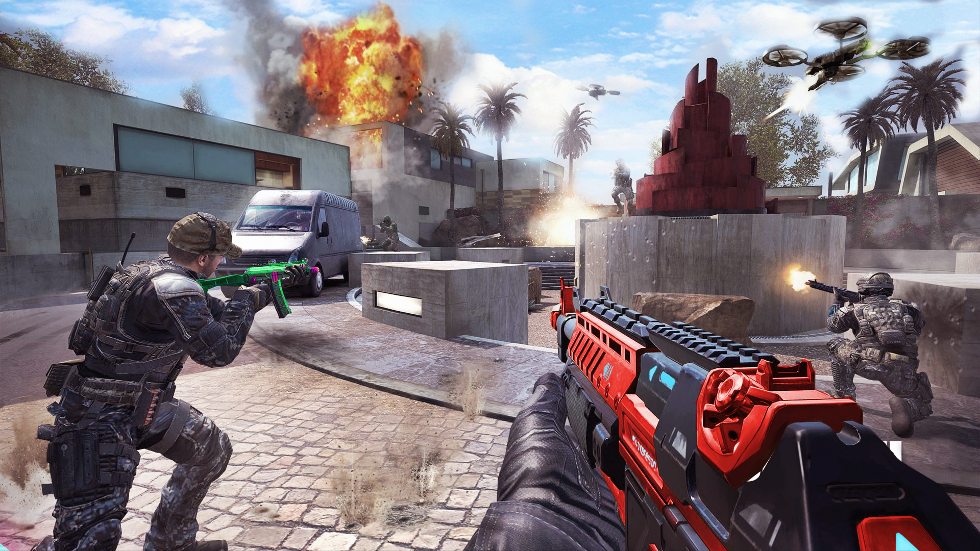 Call of Shadow Shooting 3D: FPS Battleground Duty Pixel Gun Shooting ...