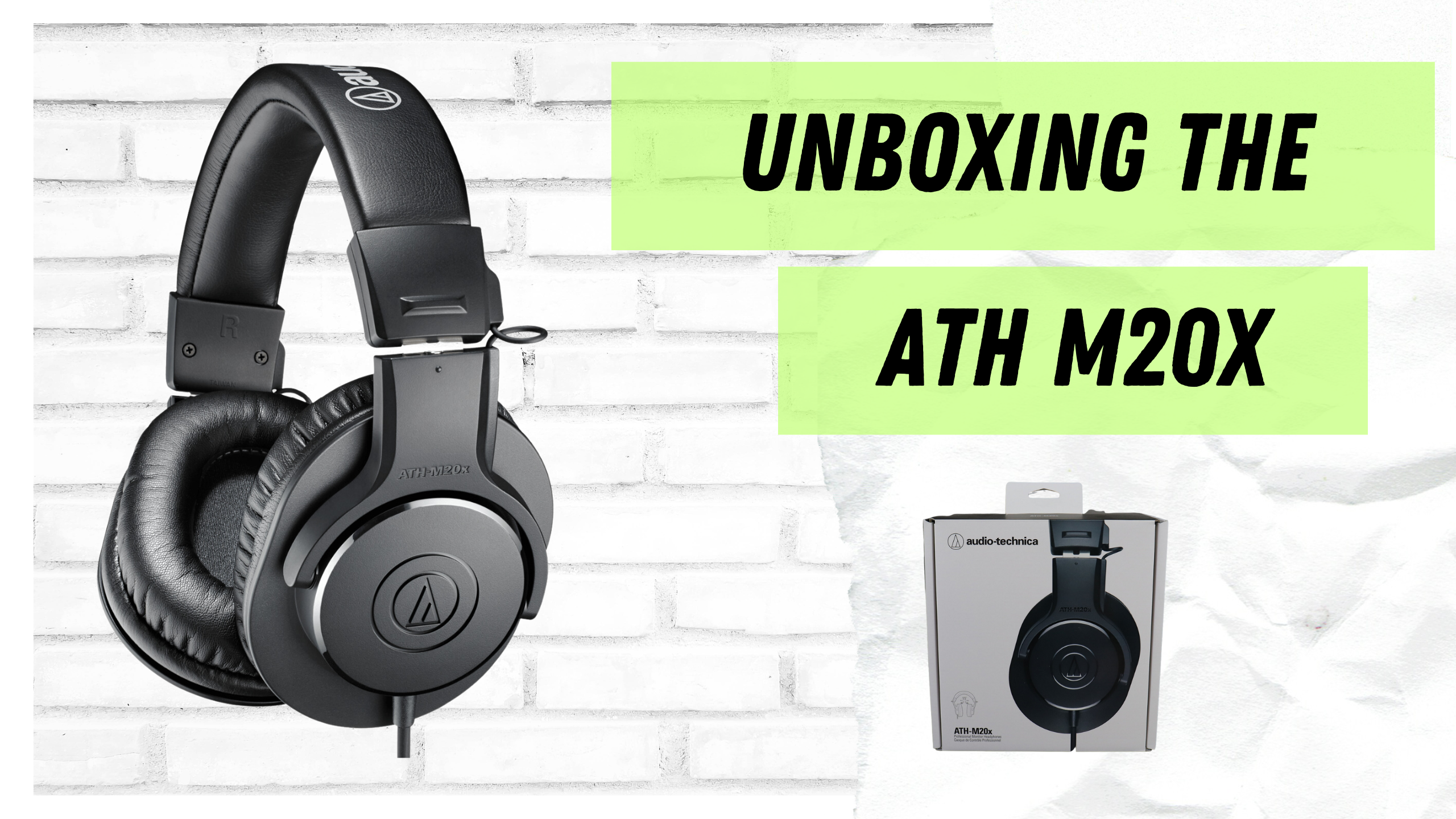 Watch Unboxing Audio-Technica ATH-M20X on Amazon Live