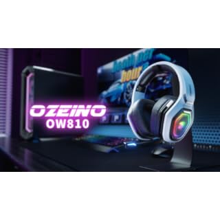 Ozeino Casque Gaming Sans Fil pour PC Ps5 Ps4, 2.4GHz Audio sans perte, USB & Type-C casque de jeu Ultra Stable avec Microphone Flip, Casque Gamer avec batterie 40 heures pour Switch Laptop Mobile Mac - Les Beatles, Paul McCartney, John Lennon, RIngo Starr, George Harrison