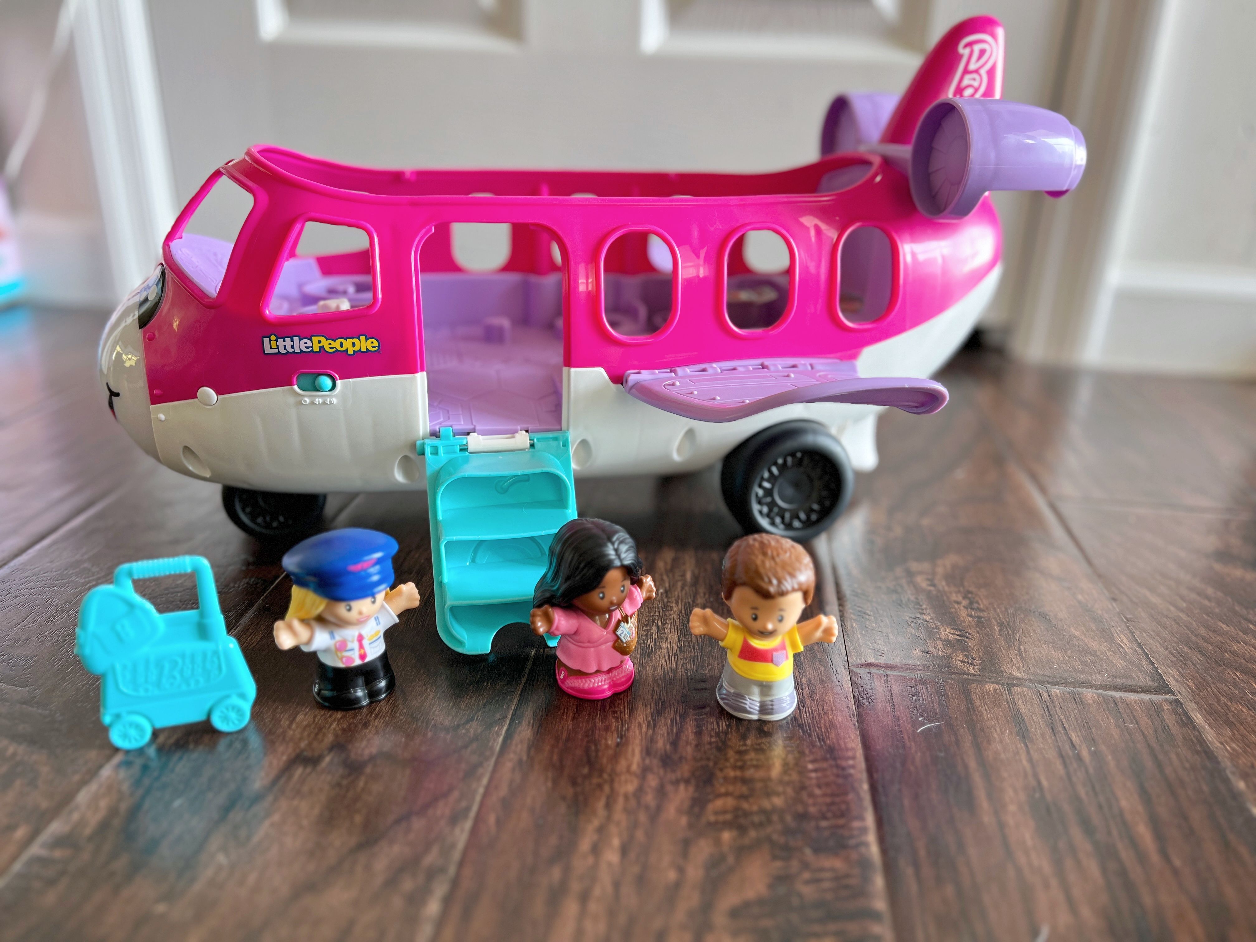 Watch Fisher-Price Little People Barbie Dream Plane Lights Music