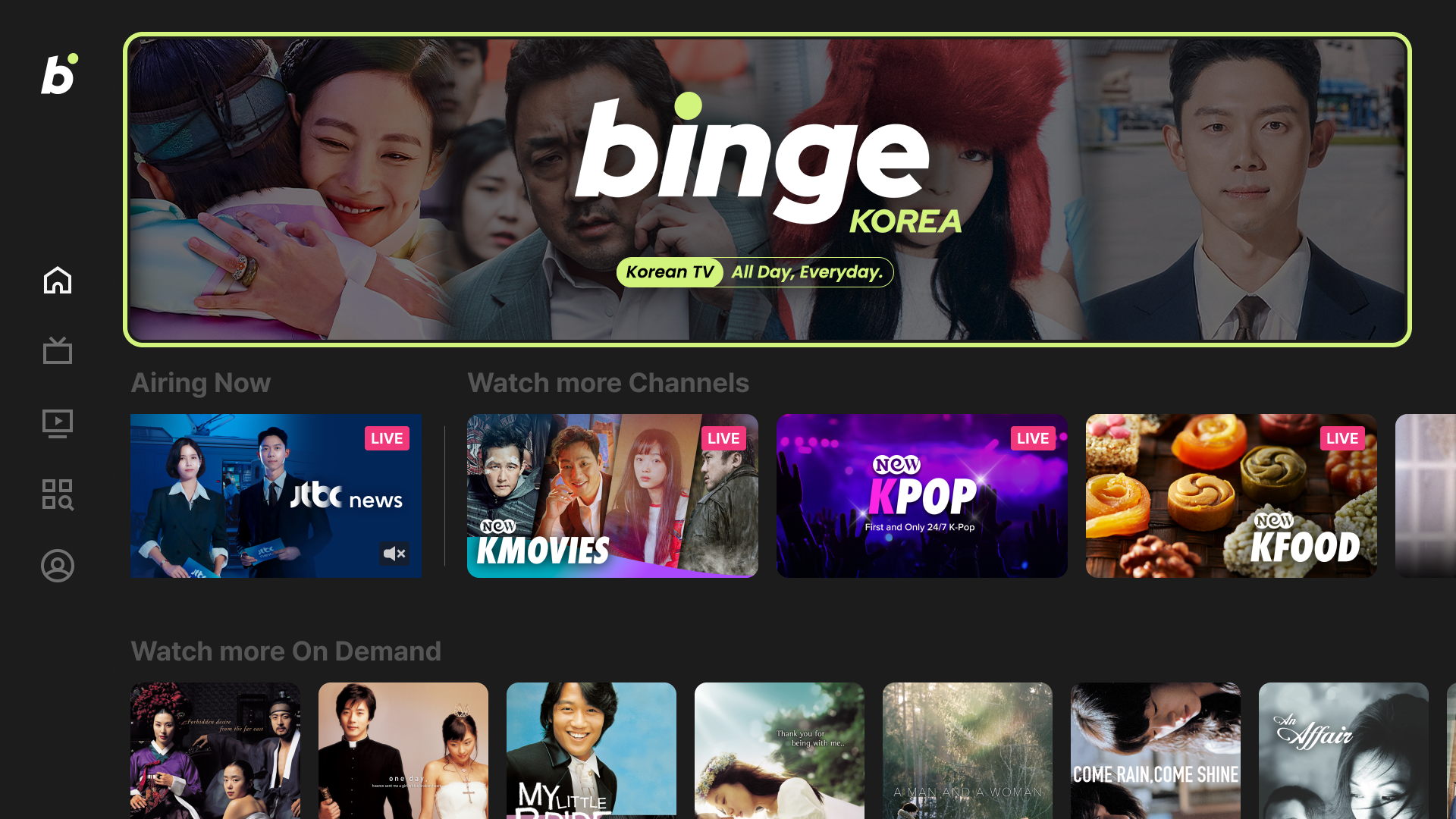 BINGE Korea: Free Korean Drama, Kpop, Movies, Shows, Kids, Food for ...