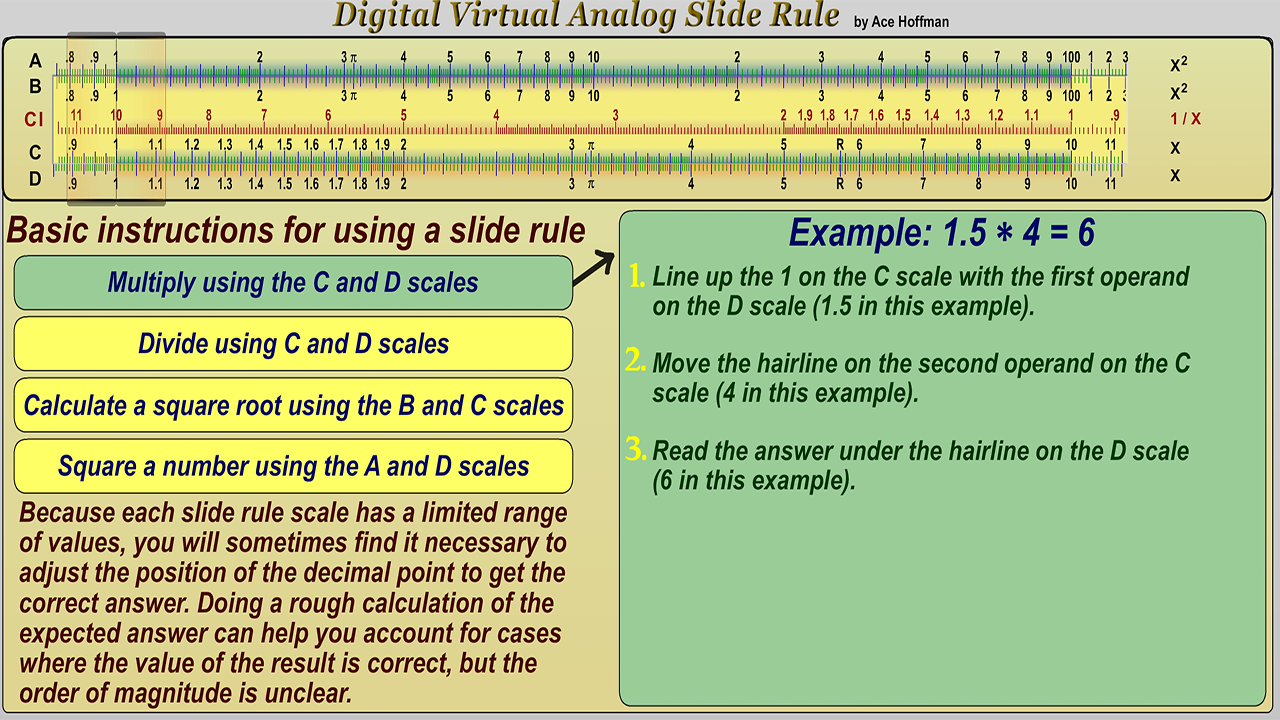 Digital Slide Rule - App on Amazon Appstore