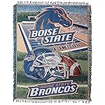 Northwest NCAA Boise State Broncos Unisex-Adult Woven Tapestry Throw Blanket, 48 x 60, Home Field Advantage