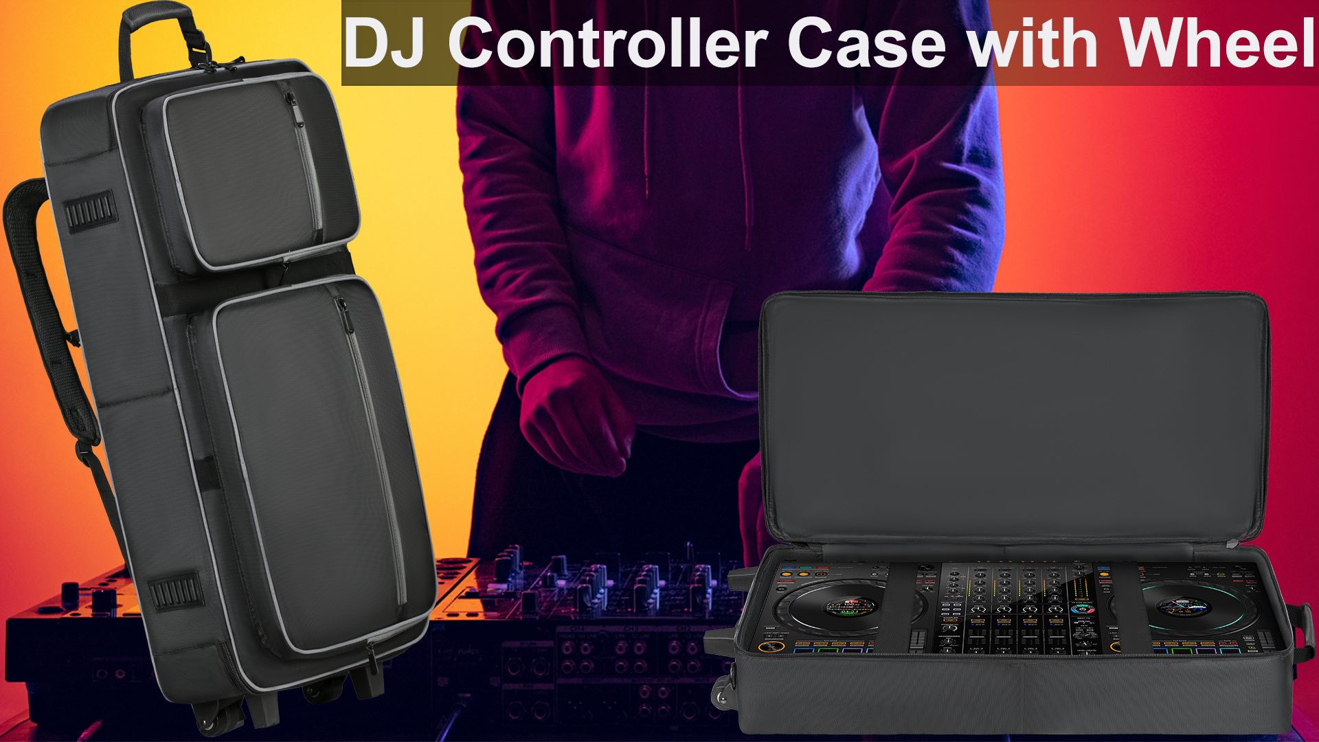 Amazon.com: DJ Controller Case with Wheels Compatible with DDJ 800