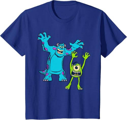 Miniatura 40 de Disney Pixar Monsters University Sulley and Mike T-Shirt Black,Navy Blue,Asphalt Grey,White,Baby Blue,Red,Kelly Green,Olive Green,Lemon