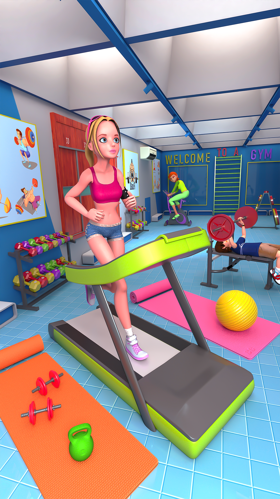 Fit Empire: Idle Gym Games: Tycoon Gym Workout Muscle Hero Games - App ...