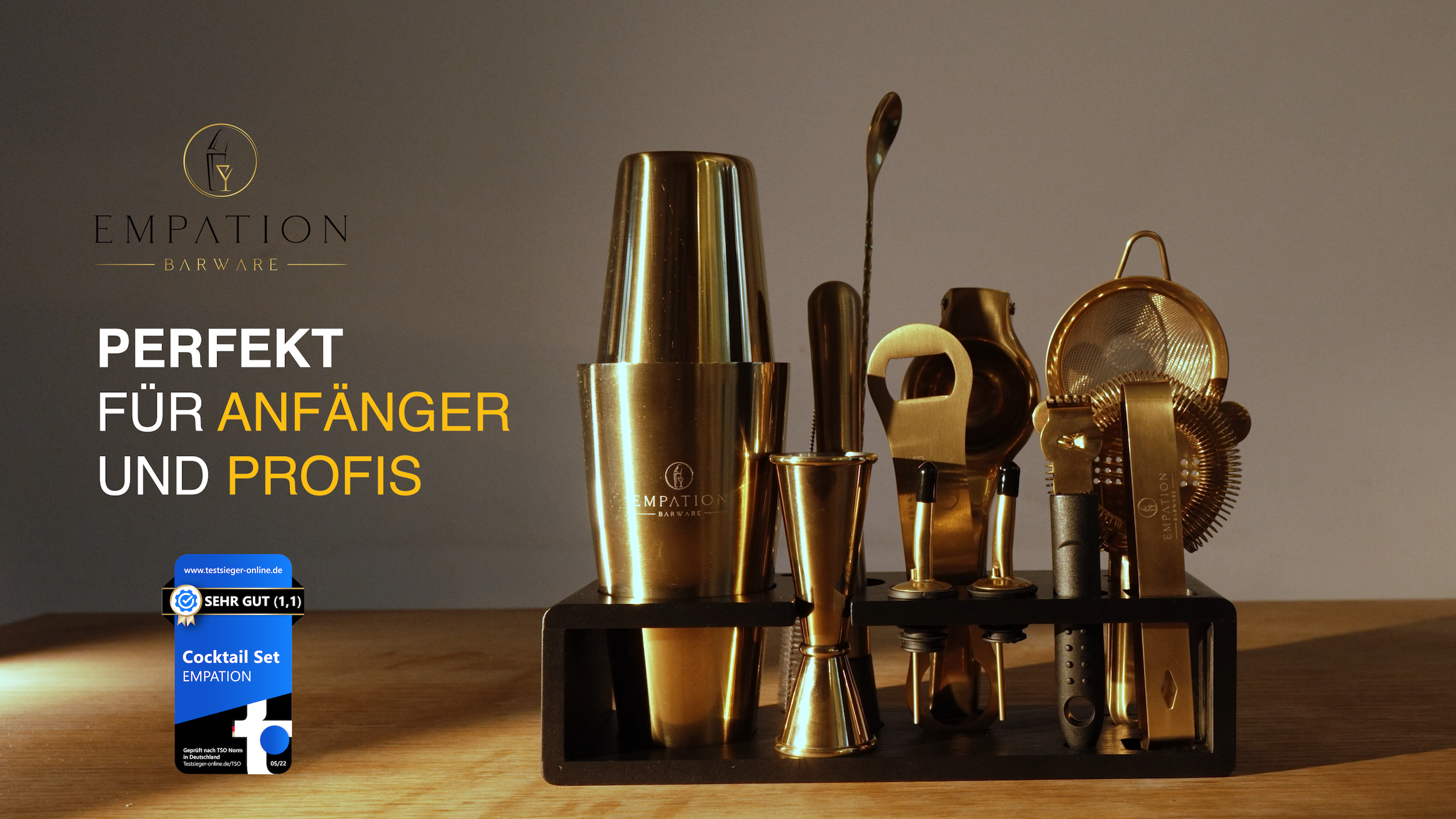 S|P Collection - Cocktailset 7-delig goud Bar - vtwonen